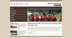 Desktop Screenshot of frenchandindianwarsociety.org